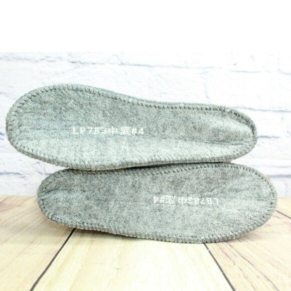 LL Bean Gray Wool Warm Replacement Boot Liner Inserts Size 4 - Picture 8 of 8